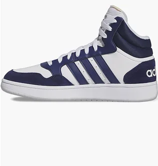 Кроссовки мужские Adidas Shoes Sportswear Hoops 3.0 Mid Blue/White IG1432