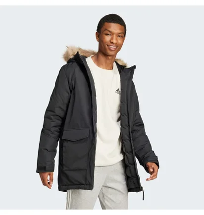 Парка мужская Adidas Paveric Fur Parka Black IX8888