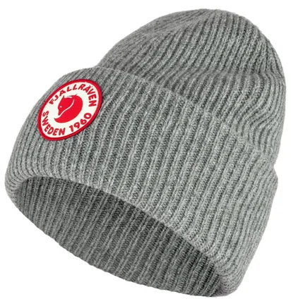 Шапка унисекс Fjallraven 1960 Logo Grey 78142.020