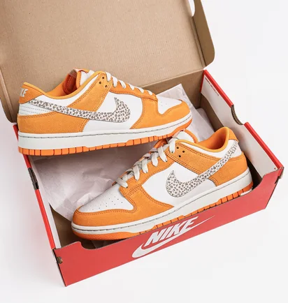 Кроссовки мужские Nike Dunk Low Orange/Beige Dr0156-800