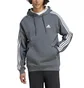 Худи мужское Adidas Essentials 3-Stripes Grey IJ6475