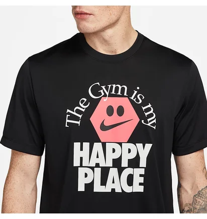 Футболка мужская Nike Dri-Fit Happy Place Tee Black FD0140-010