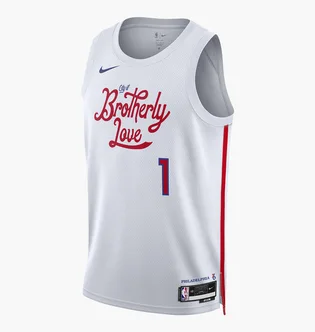 Майка чоловіча Nike Dri-Fit Nba Swingman James Harden Philadelphia 76Ers City Edition White DO9606-107