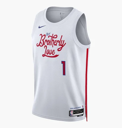Майка мужская Nike Dri-Fit Nba Swingman James Harden Philadelphia 76Ers City Edition White DO9606-107