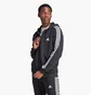 Толстовка чоловіча Adidas Essentials Fleece 3-Stripes Full-Zip Hoodie Black IB4029