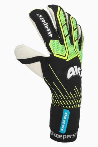 Перчатки вратарские детские 4keepers Black/Green NEO-VOLT-RF2G