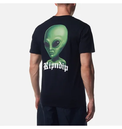 Футболка мужская RipNDip We Come In Peace Black RNDSUM24140