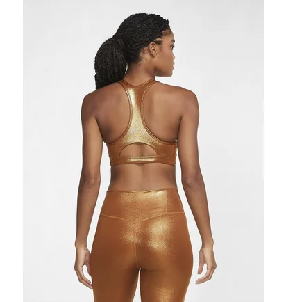 Топ женский Nike W Swoosh Icnclsh Shmr Bra Metallic Ct3791-750