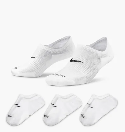 Шкарпетки жіночі Nike Evereday Plus Cush Footie White (3 пари) Dh5463-903