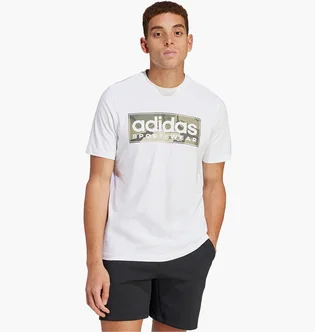 Футболка чоловіча Adidas Camo Linear Graphic White IN6473