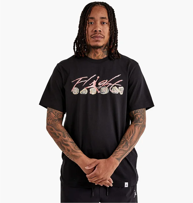Футболка мужская Air Jordan Flight Essential Rings Tee Black FN5966-010