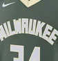 Майка чоловіча Nike Milwaukee Bucks Icon Edition 2022/23 Dri-Fit Nba Swingman Jersey Green DN2012-323