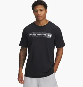 Футболка мужская Under Armour Camo Chest Stripe Ss Black 1376830-002