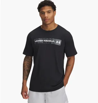 Футболка мужская Under Armour Camo Chest Stripe Ss Black 1376830-002