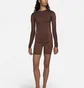 Лонгслів жіночий Nike Yoga Dri-Fit Adv Brown DQ5603-010