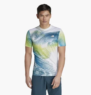 Футболка чоловіча Adidas Tennis Printed Aeroready Freelift Pro Multi IK7110