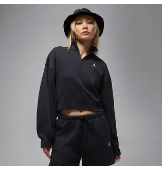 Кофта женская Nike Brk Flc Qz Top Black IH2391-010