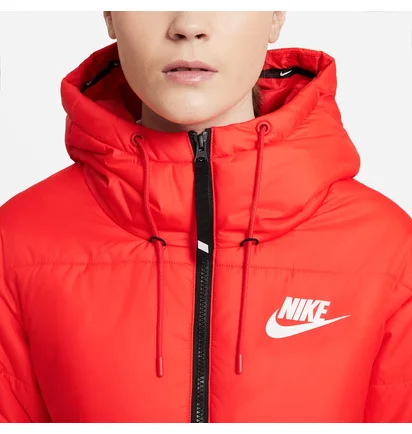 Пуховик жіночий Nike W Nsw Tf Rpl Classic Tape Jkt Red DJ6997-673