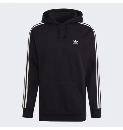 Худи мужское Adidas Adicolor Classics 3-Stripes Hoodie Black H06676