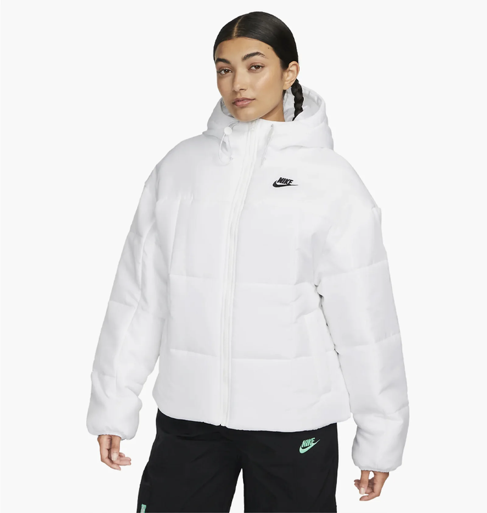 ᐉ Пуховик женский Nike Nsw Esstl Thrmr Clsc Puffer White FB7672