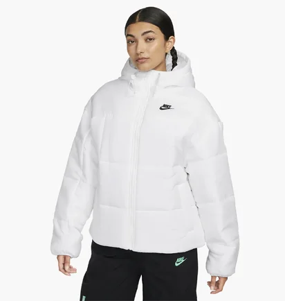 Пуховик женский Nike Nsw Esstl Thrmr Clsc Puffer White FB7672-100