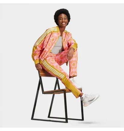 Штаны женские Adidas X Farm Rio Tiro Track Pants Peach/Yellow IQ4493