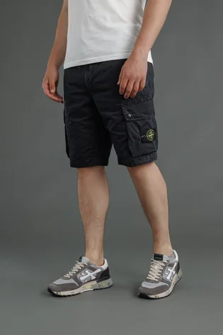 Шорти чоловічі Stone Island Slim Fit Cargo Bermuda Black 15L100011-S00WA-V0129