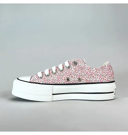 Кеды женские Converse Chuck Taylor All Star Platform Low Pink 568378C