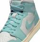 Кроссовки женские Air Jordan 1 Retro Mid Turquoise/White BQ6472-132