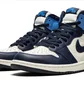 Кроссовки мужские Air Jordan 1 Retro High Og Blue/Beige 555088-140