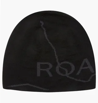 Шапка мужская ROA Logo Black RBUW288YA12-BLK0001