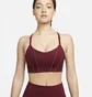 Топ женский Nike Womens Light-Support Padded Metallic Tape Sports Bra Bordo Dd1407-638