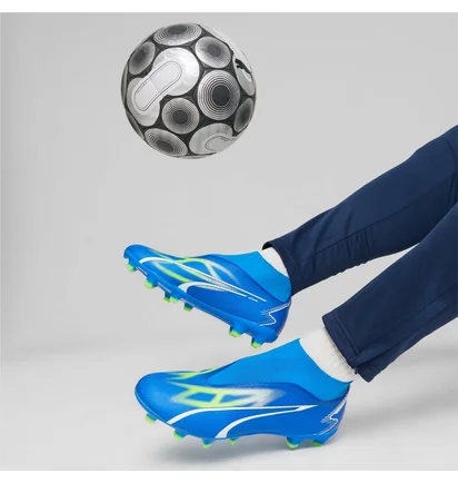 Бутсы унисекс Puma Ultra Match+ Ll Fg/Ag Blue 107511-03