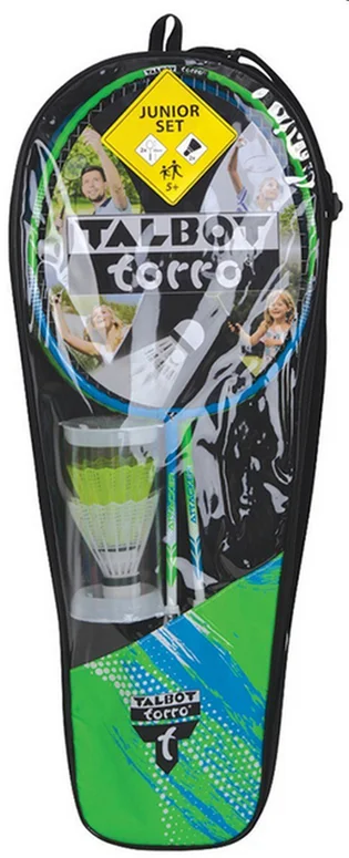Набір для бадмінтону Dunlop Badminton 2-Player Set A2-Ttacker Junior Set Green/Blue 449410