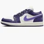 Кроссовки женские Air Jordan 1 Low WomenS Shoes White/Violet DC0774-502