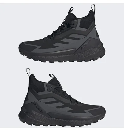 Кроссовки унисекс Adidas Terrex Free Hiker Gore-Tex Hiking Shoes 2.0 Black Hq8383
