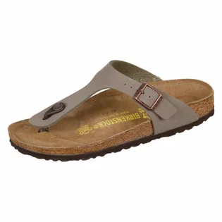 Тапочки жіночі BIRKENSTOCK Gizeh Stone Birkoflor Brown 043393
