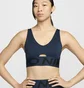 Топ женский Nike Pro Indy Plunge Blue HF7324-478