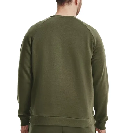 Свитшот мужской Under Armour Sweatshirt Ua Rival Fleece Crew-Grn Olive 1379755-390