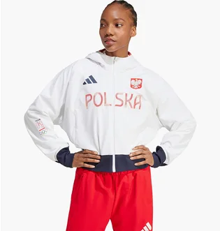 Куртка жіноча Adidas Poland Z.N.E. Podium Full-Zip White JF6671