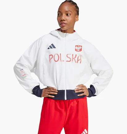 Куртка женская Adidas Poland Z.N.E. Podium Full-Zip White JF6671
