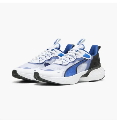 Кроссовки унисекс Puma Softride Sway White/Blue 379443-02