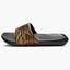 Тапочки жіночі Nike Womens Print Slides Black/Orange Cn9676-010
