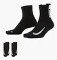 Шкарпетки унісекс Nike U Nk Mltplier Ankle (2 пари) Black SX7556-010