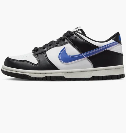 Кроссовки детские Nike New Dunk Low Next Nature Tpu Swoosh Black/White Fd0689-001