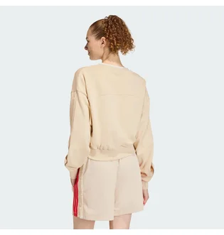 Свитшот женский Adidas Stadium Crew Beige JY6969