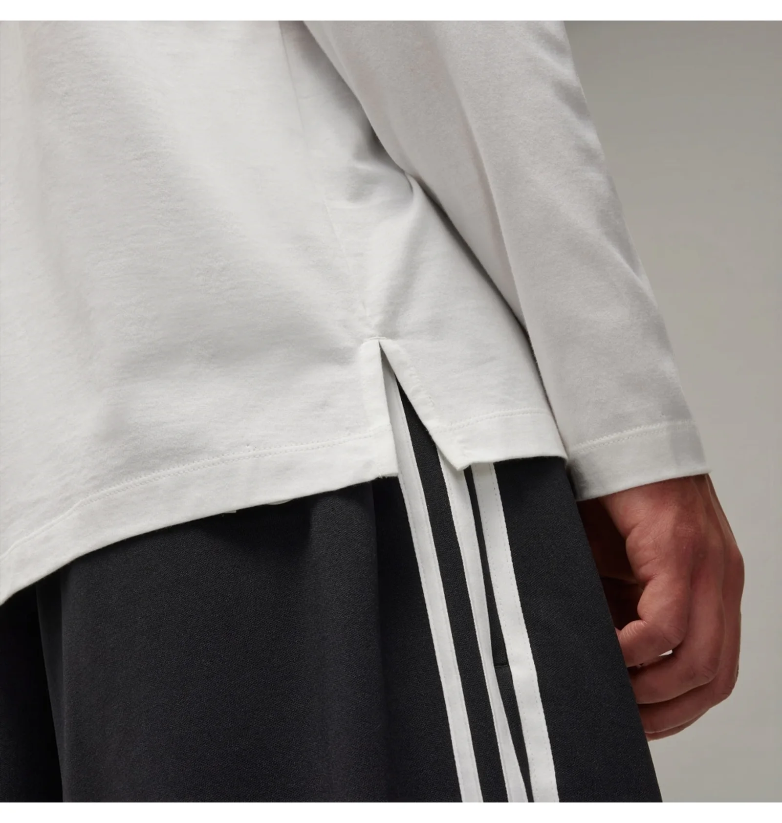 ᐉ Лонгслив унисекс Adidas Y-3 Long Sleeve Tee White JD9832