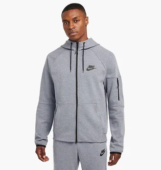Толстовка мужская Nike Sportswear Tech Fleece Essential Full Zip Grey DD5284-451