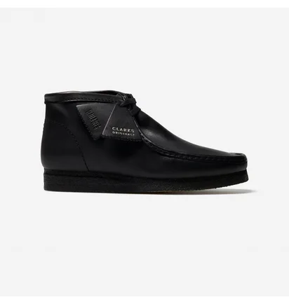 Ботинки мужские Clarks Wallabee Boot Black 26155512