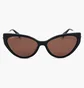 Сонцезахисні окуляри жіночі MaxMara Brown/Black 0028-01E
